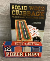 Poker Chips and Cribbage