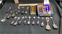 Assorted Souvenir Spoons
