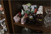 CERAMIC EASTER ITEMS - SHAKERS