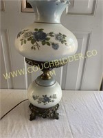 Gone with the Wind style painted lamp