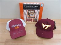 Virginia Tech Scrapbook and Hat Lot