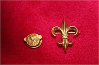 Military pin and