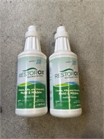 Restorox, cleans, kills and prevents, mold and