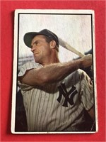 1953 Bowman Color Hank Bauer Card #84 Yankees