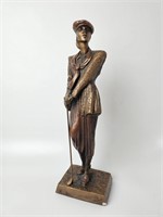 austin sculpture 20" bronze finish "birdie"