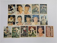 1957 Topps Baseball (16 Different Cards) 1 Of 3