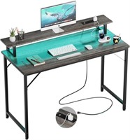 47 inch Computer Desk with Power Outlets