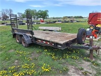 2005 Homemade 6 1/2' x 16' tandem axle flatbed