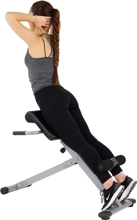 Foldable Hyperextension Chair w/Back Extension