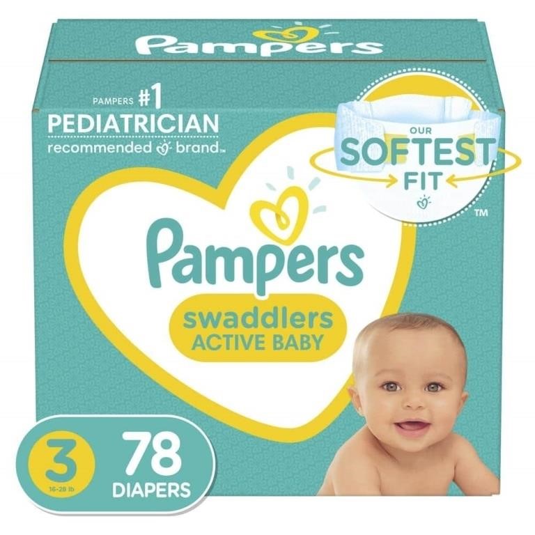 Swaddlers Size-3 Super (1-Pack/78-Count)