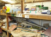 Right Side Shelf Contents of Shed