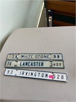 3 Local License Plate Toppers