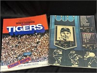 1985 Detroit Tigers Score Book and 1973 Kansas