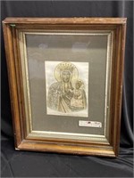 Framed Picture of Our Lady of Czestochowa