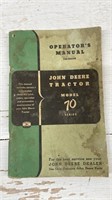 John Deere Model 70 Tractor Manual