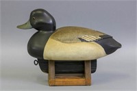 Bluebill Drake Duck Decoy by Unknown Carver,