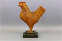 Peter Storm, Hand Carved & Painted Chicken,