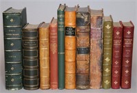 [Bindings, Literature, History, 11 volumes]