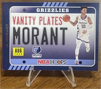 Ja Morant '20-21 NBA Hoops Vanity Plates