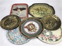 Vintage tray collection