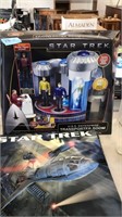 USS ENTERPRISE TRANSPORTER ROOM AND FIGURINES