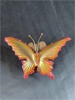 Metal & Wood Butterfly Sculpture