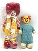 1962 Bozo the Clown Stuffed Figure 11” and