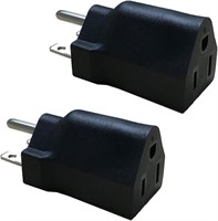 NEW $43 2PK Plug Adapter Electrical Converter