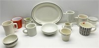 Vtg. Dishes: Sterling, Homer Laughlin, Shenango...