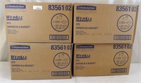 4 Cases Wypall Wipers In A Bucket 8356102