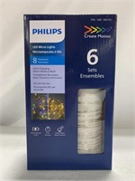 PHILIPS LED MICRO LIGHTS(6 SETS/15.7FT)