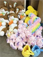Large Easter Plushie Lot, 5 22 Inch Rabbits, 2