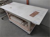 6 Spray Painting Preparation Tables, Benches