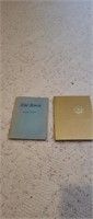 Two vintage poetry books hyphen wild flowers by