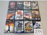 11 PS2 Games + Network Adaptor Start-Up Disc