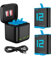 ($51) TELESIN 2-Pack Battery Charger Kit