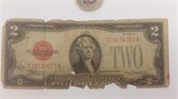 Billet de 2$ Américain, Red Seal 1928