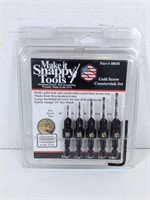 NEW MakeItSnappy Gold Screw Countersink Set