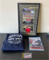 W - NASCAR LOT-SWEATSHIRT,FRAMED ARTWORK RACEDAY B