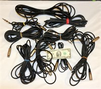 9 Cables Mainly Microphone XLR Male Female