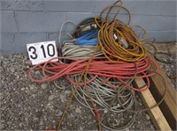 Pile of Scrap Electrical Cords and Wire