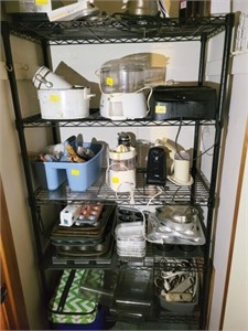 CONTENTS OF CLOSET-SMALL APPLIANCES,