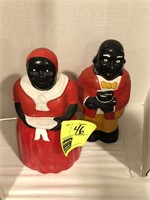 MAMMY/AUNT JEMIMA AND UNCLE MOSE/BEN COOKIE JARS