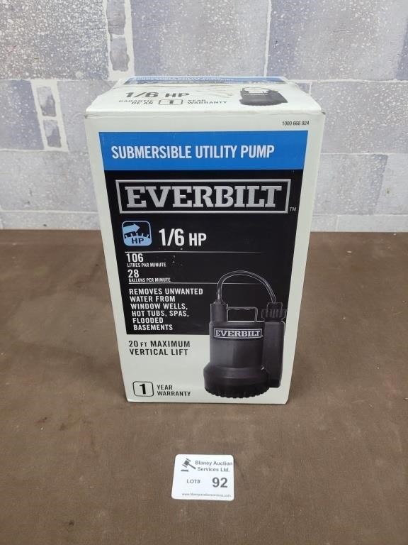 Submersible Utility Pump