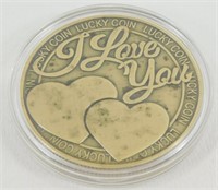 Love Coin 4-Leaf Clover Lucky Coin