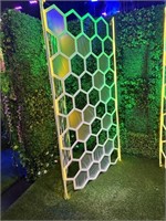 HONEYCOMB PANELS (WITH LIGHTS) - (2) SECTIONS OF