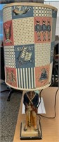 31" vintage Clark Lamp Patriot / NO SHIPPING