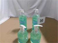 4 bottles hand sanitizer