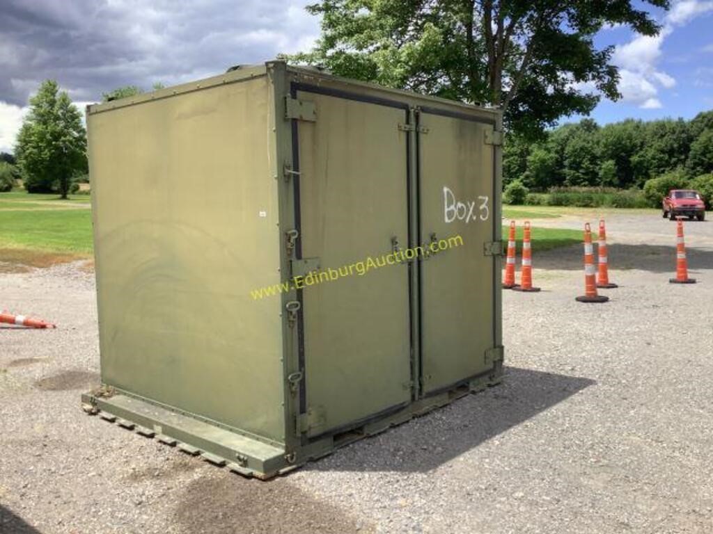 7X8 MILITARY STORAGE CONTAINER