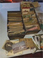 Lot of foreign postcards and tourist photos
